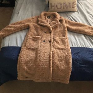 Wild Fable Camel Sherpa Coat